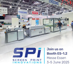 Natgraph exhibiting at Screen Printing Innovations (SPI) Messe Essen, Germany, 3-5th June 2025