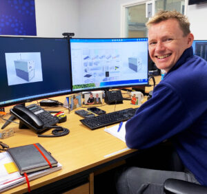 Stuart, one of Natgraph’s longest-serving Design Engineers, joined the company in August 1993 straight after completing a Higher National Diploma (HND) in Product Design and Manufacturing at Buckinghamshire College, then affiliated with Brunel University.